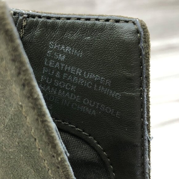 Steve Madden Ankle Boots Women's 5.5 Sharini Green Suede Slip On Booties - Picture 8 of 11